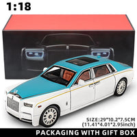 1:18 Diecast Rolls Royce Phantom Model Car