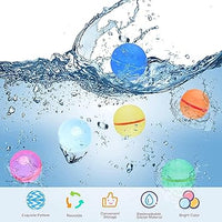 Reusable Soft Silicon Water Balls - Pack Of 6