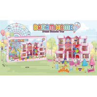 DIY Princess 6-Rooms Dream Doll House Play Set