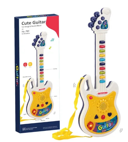 Electric Cute Guitar With Microphone