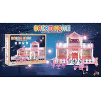 DIY Princess 2-Rooms Dream Doll House Play Set