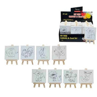 1Pc Mini Canvas Painting Board - Assortment