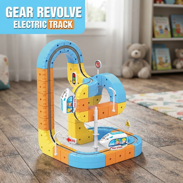 45Pcs DIY Gear Levitation Rail Track Set