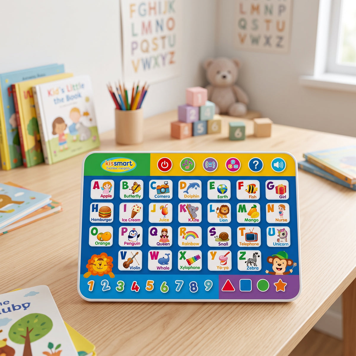 45 Keys Interactive Learning Pad With Light & Sound