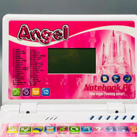 40 Activities Kids English Learning Laptop - Pink