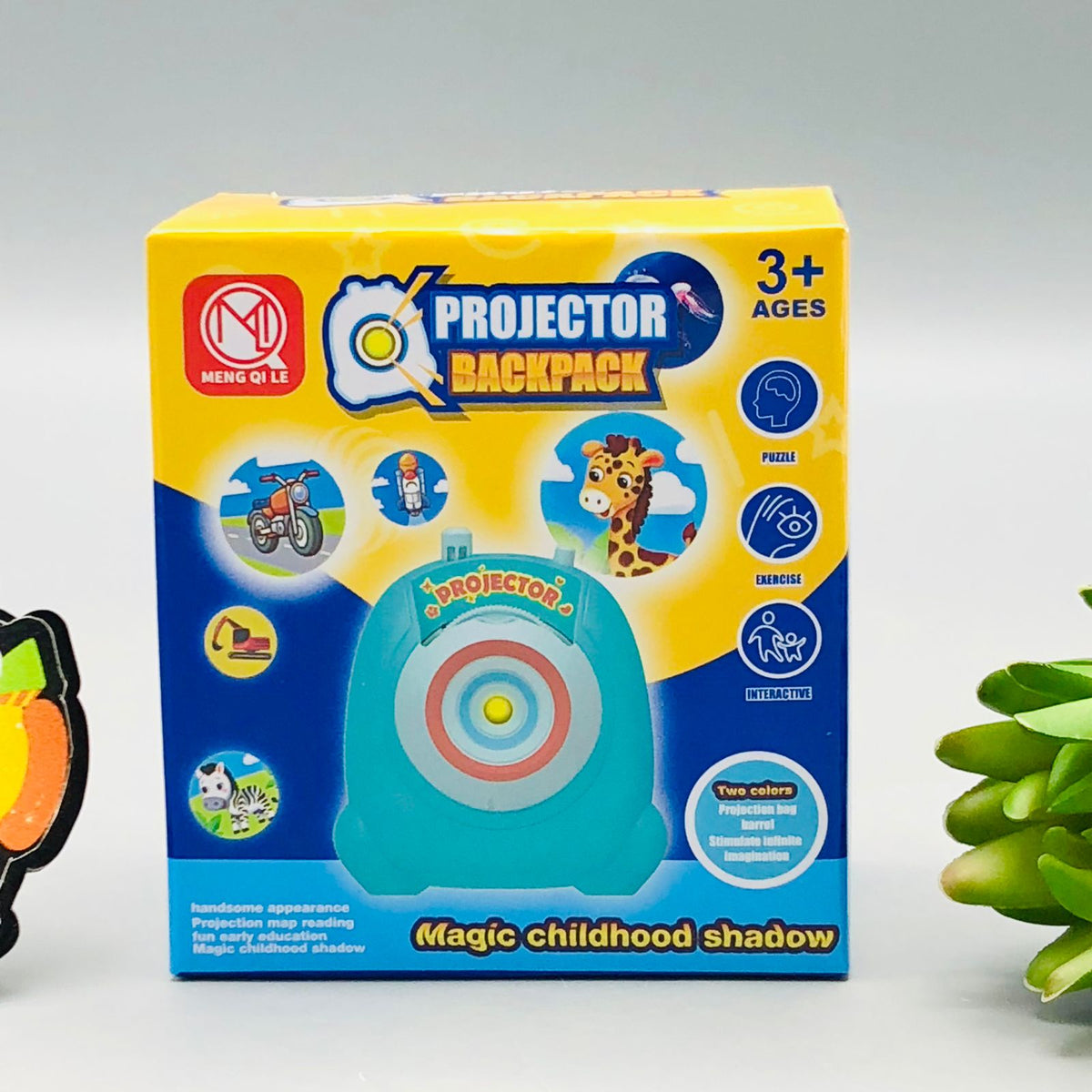 Kids Mini Flash Projector Backpack Toy