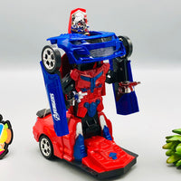 Deformation Avengers Robot Super Change Car With Lights & Music