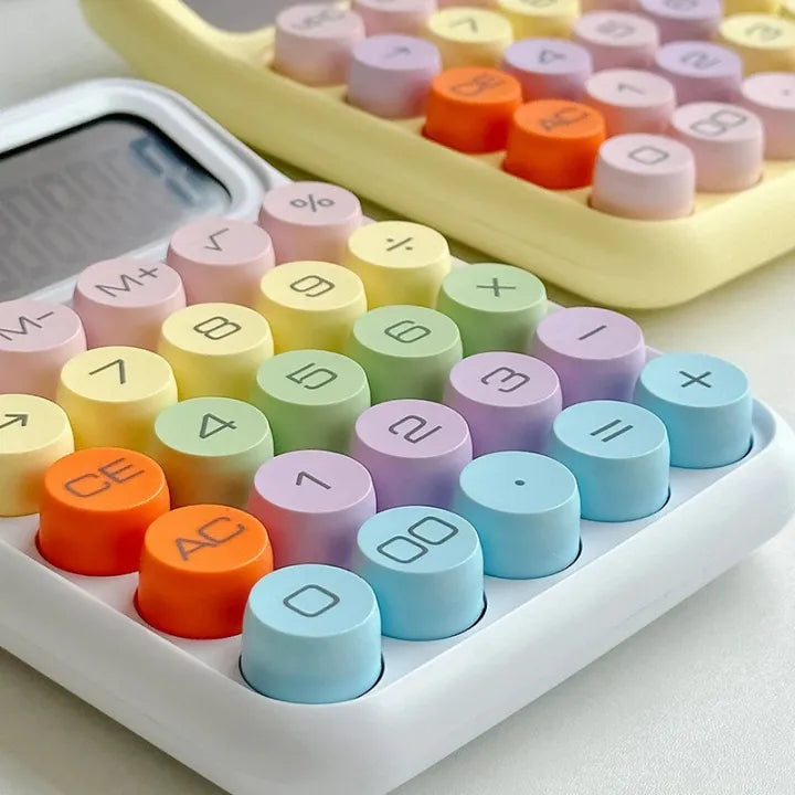 Electronic Multi-Color Dual Power Calculator