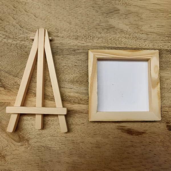 1Pc Mini Canvas Painting Board - Assortment