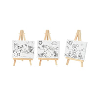 1Pc Mini Canvas Painting Board - Assortment