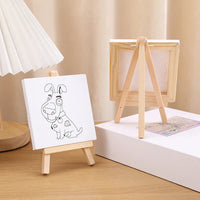 1Pc Mini Canvas Painting Board - Assortment