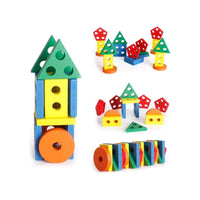 Wooden Shape Sorting 5 Sets Of Column