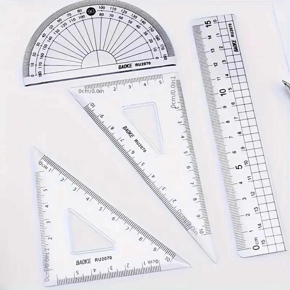 4Pcs Premium Quality Geometric Tools