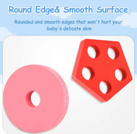Wooden Shape Sorting 5 Sets Of Column