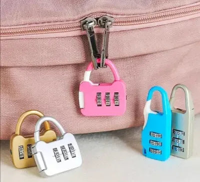 1Pc Mini 3 Digit Secret Password Lock - Assortment