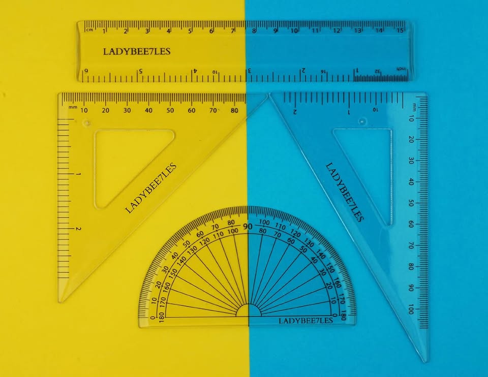 4Pcs Premium Quality Geometric Tools