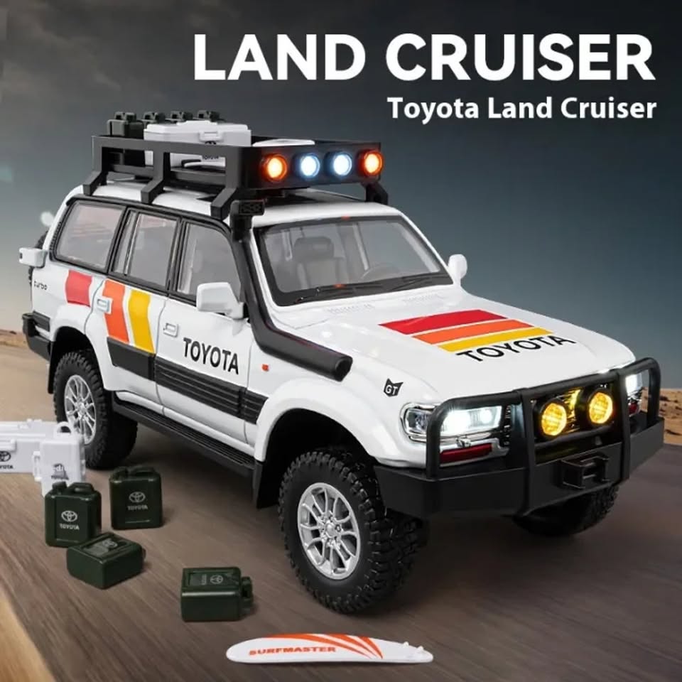 1:24 Diecast Land Cruiser LC80 Model Car