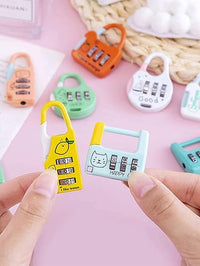 1Pc Mini 3 Digit Secret Password Lock - Assortment