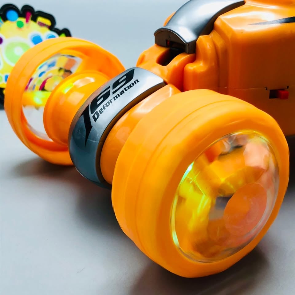 Automatic Deformation Speed Twist Car With Lights