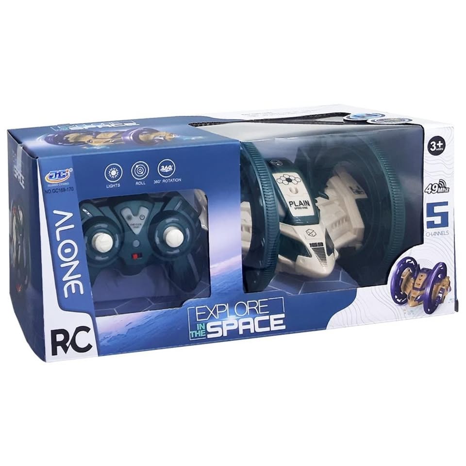 49MHz RC Explore Space Rotating Car With Lights