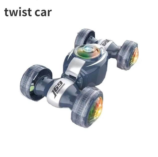 Automatic Deformation Speed Twist Car With Lights