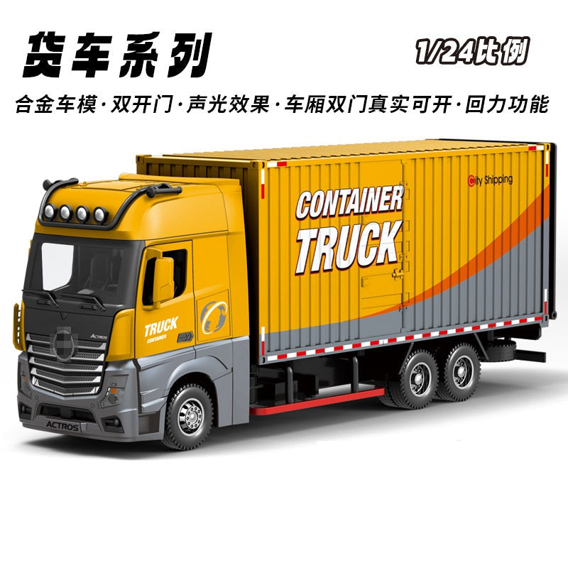 1:24 Diecast 1851 Edition Heavy Container Transport Truck