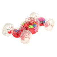 Electric Transparent Gear Stunt Car With Light & Sound