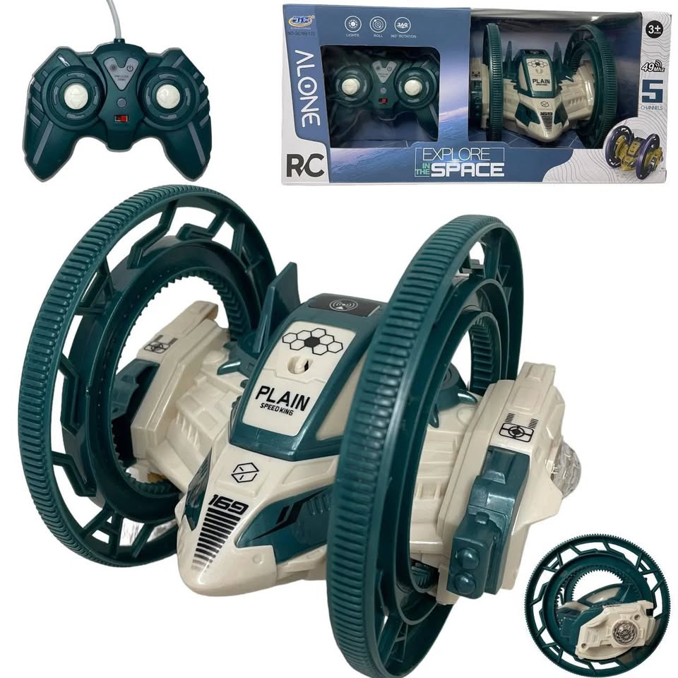 49MHz RC Explore Space Rotating Car With Lights