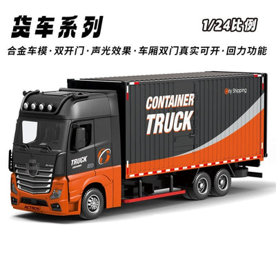 1:24 Diecast 1851 Edition Heavy Container Transport Truck