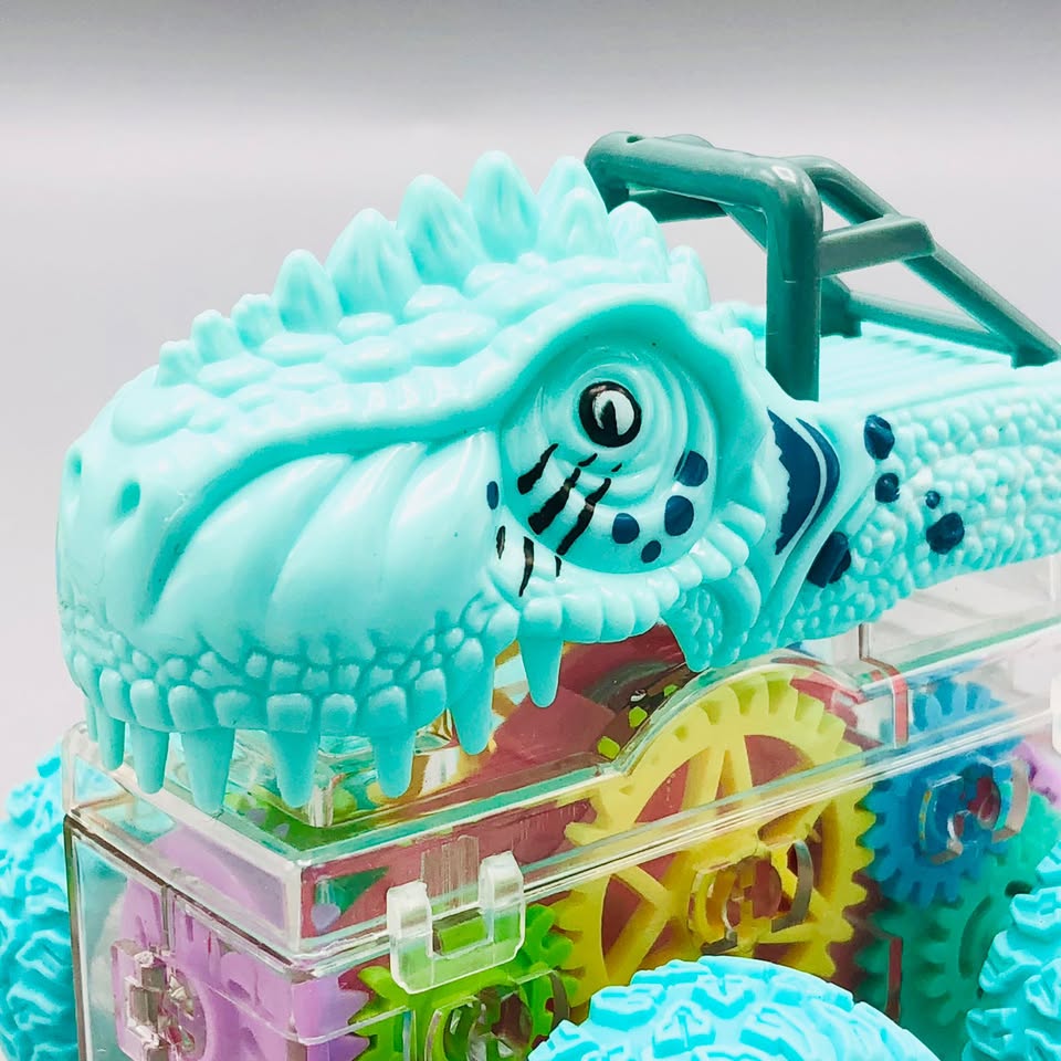 1Pc Mini Inertial Colorful Gear 4WD Dinosaur Toy