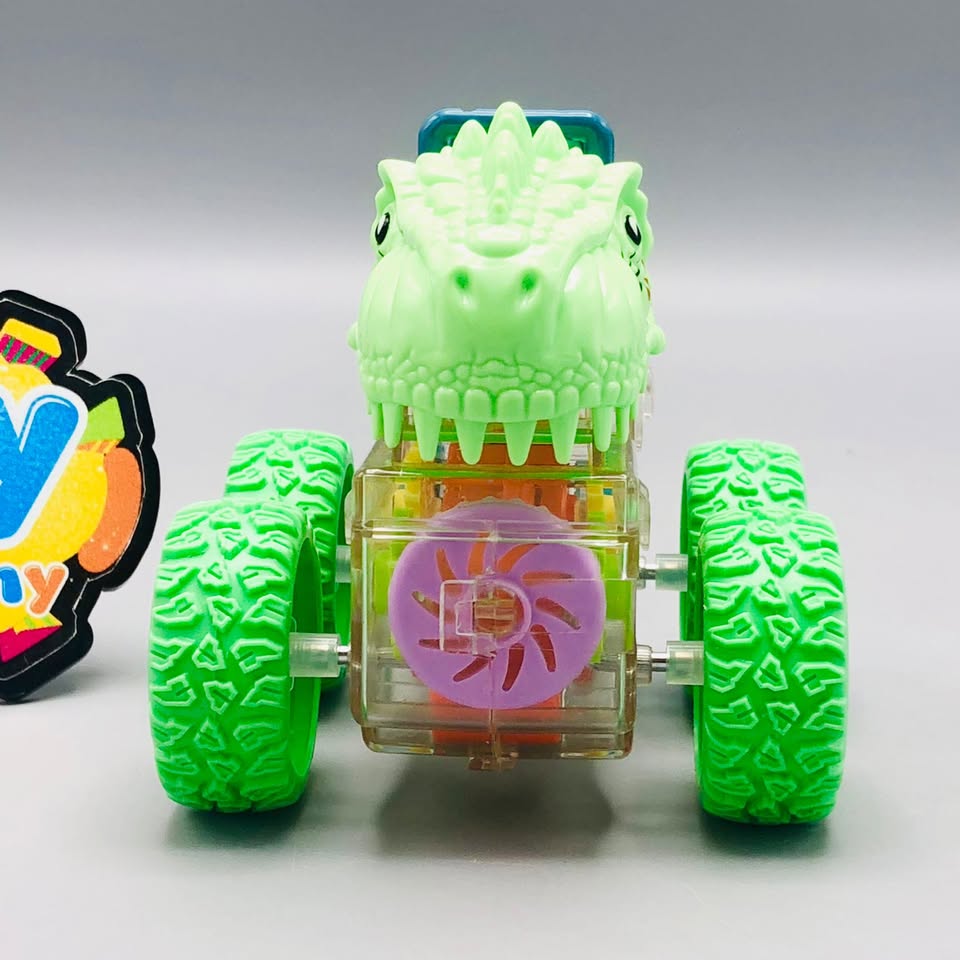1Pc Mini Inertial Colorful Gear 4WD Dinosaur Toy