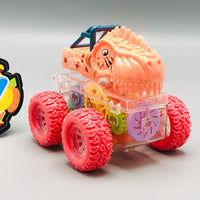1Pc Mini Inertial Colorful Gear 4WD Dinosaur Toy