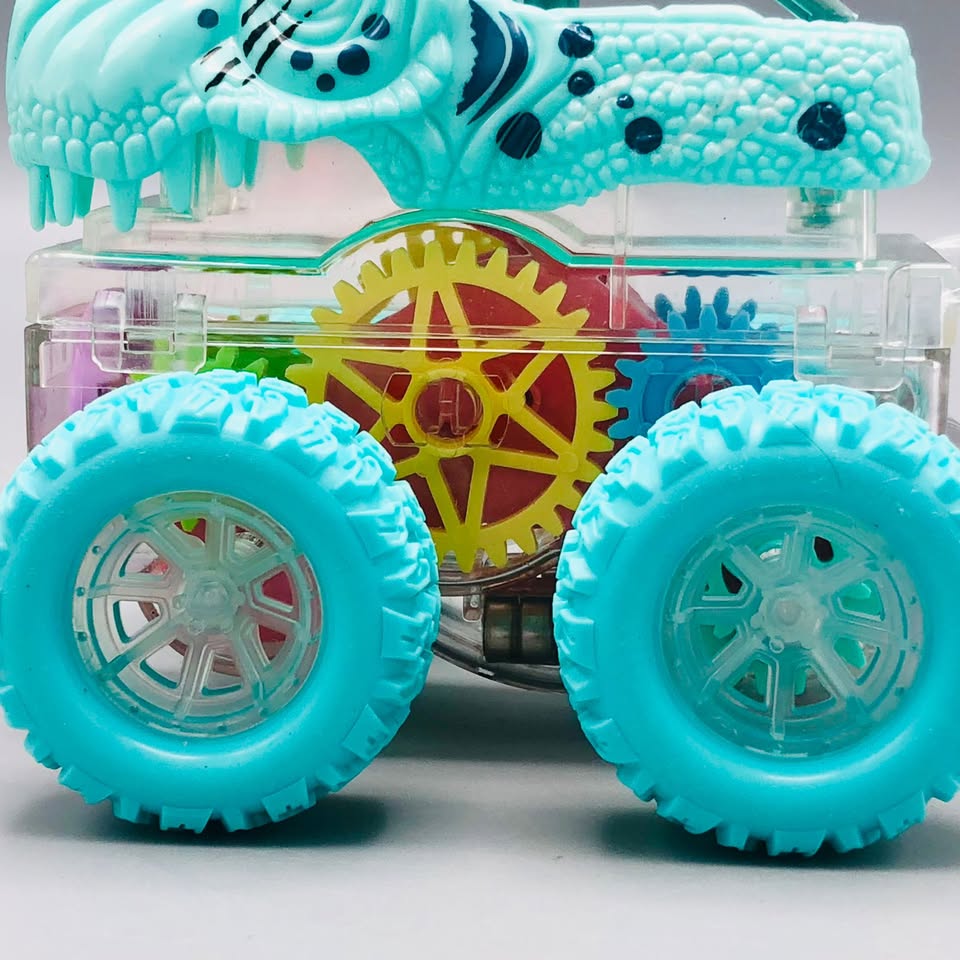 1Pc Mini Inertial Colorful Gear 4WD Dinosaur Toy