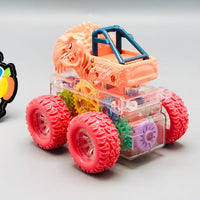 1Pc Mini Inertial Colorful Gear 4WD Dinosaur Toy
