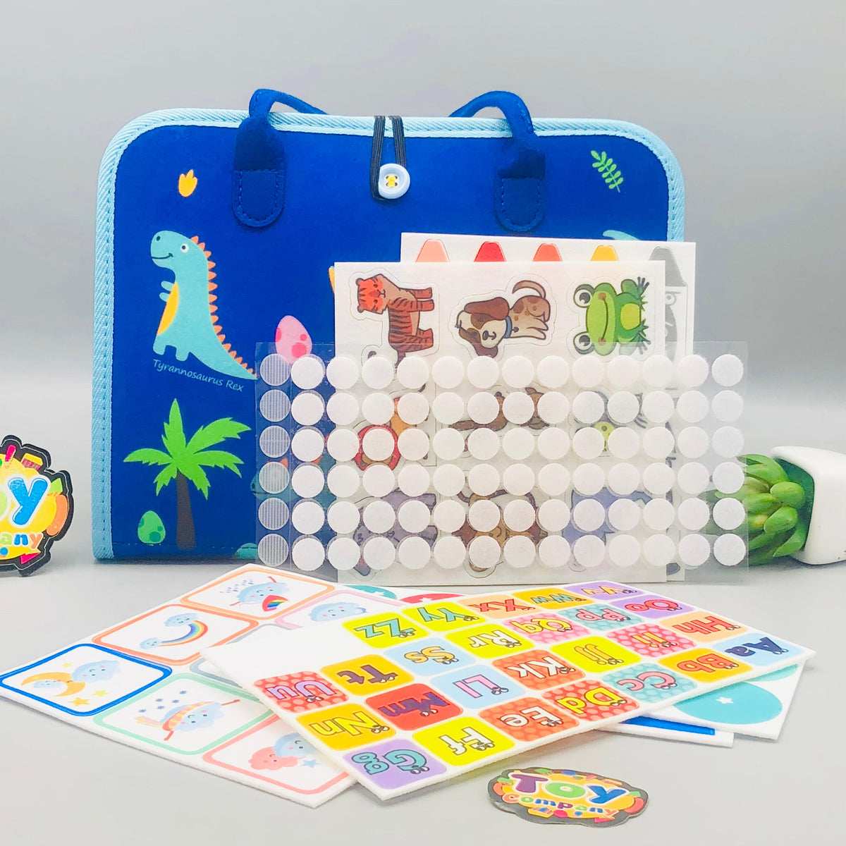 Montessori Multi-functional Activity Busy Book - Blue