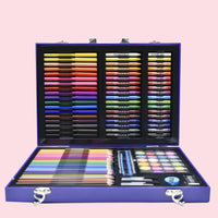 128Pcs Premium Unicorn Kids Painting Kit Briefcase