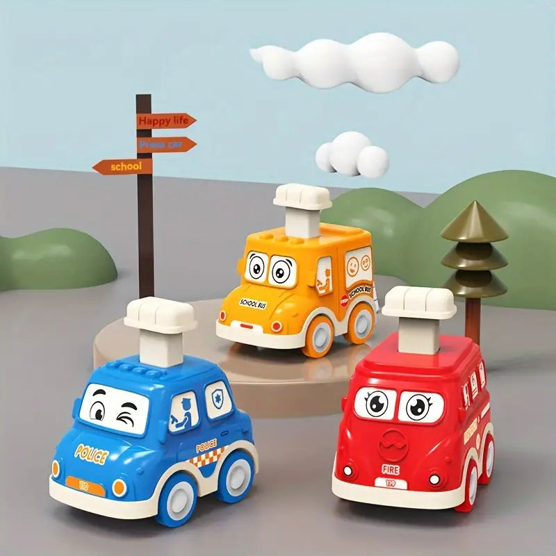 Push & Go Friction Cute Tool Car - Assortment