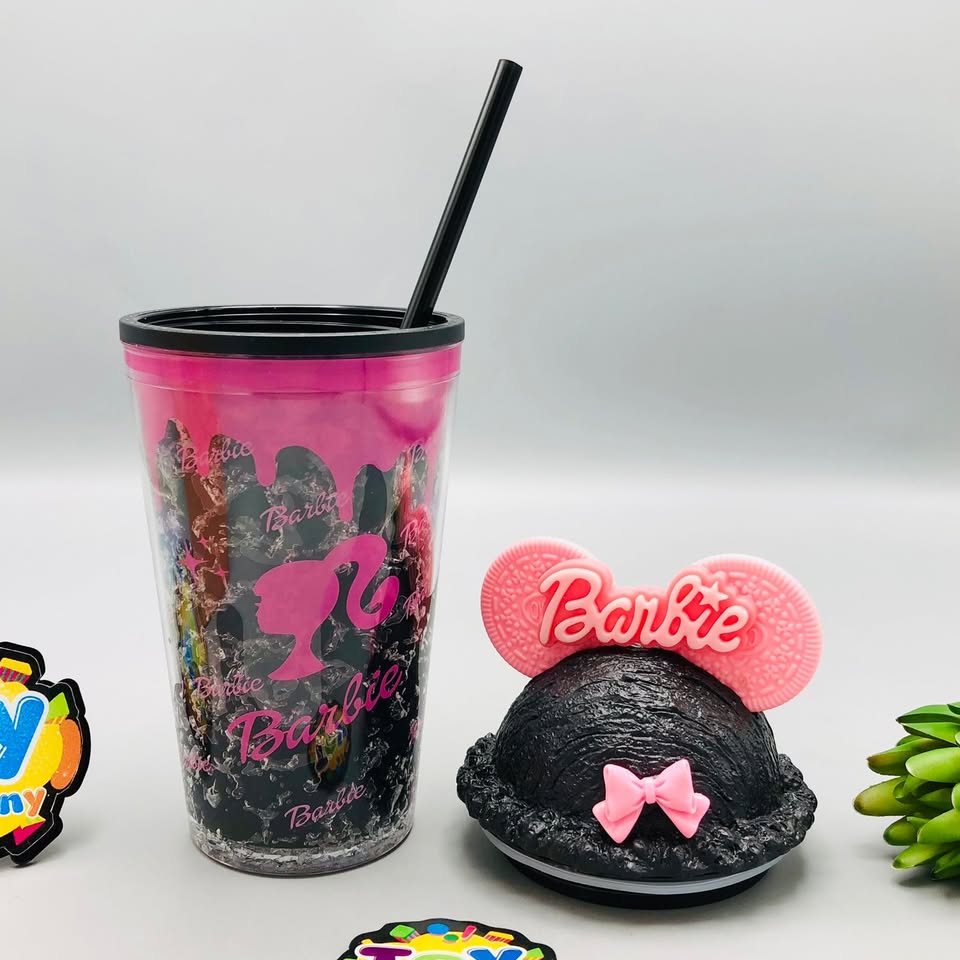 Premium Double-Walled Barbie Tumbler Sipper Water Cup