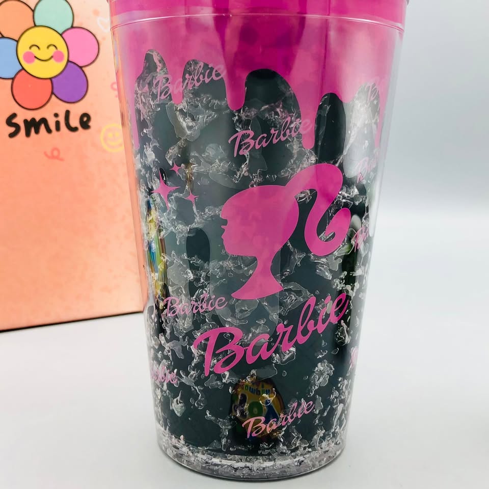 Premium Double-Walled Barbie Tumbler Sipper Water Cup