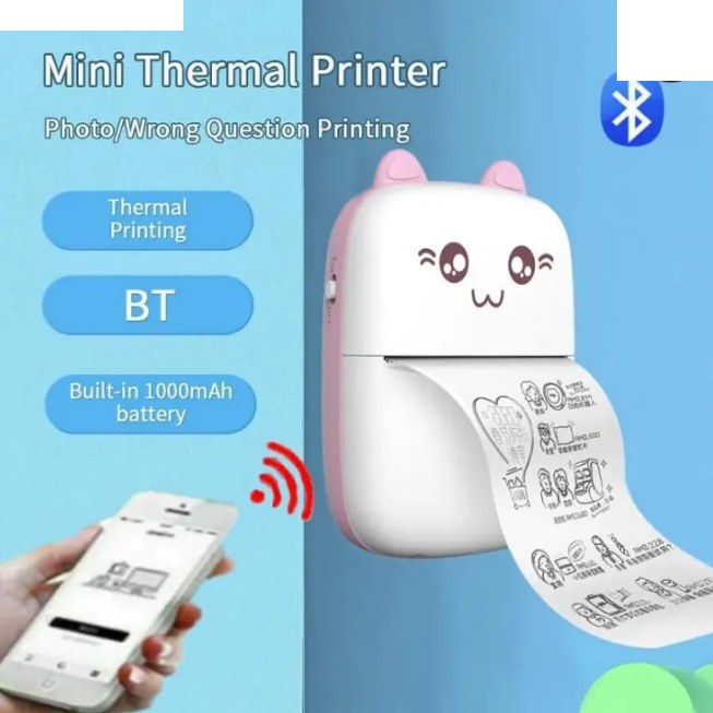 Mini Portable Bluetooth Connectivity Thermal Printer