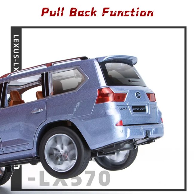 1:24 Diecast Metal Body Lexus LX570