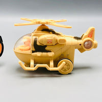 Mini Inertial Army Helicopter Toy - 1Pc
