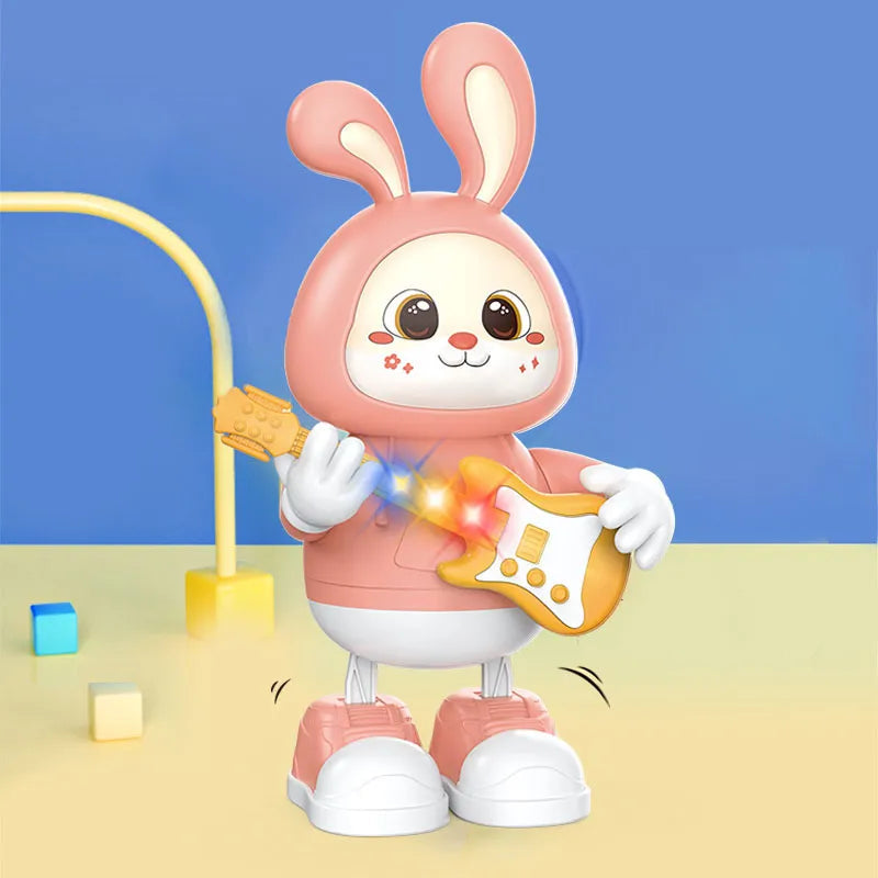 Rabbit Guitarist Cute Musician