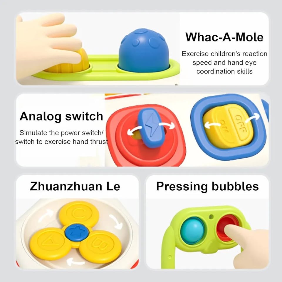 Multi-functional Montessori Busy Cube Toy