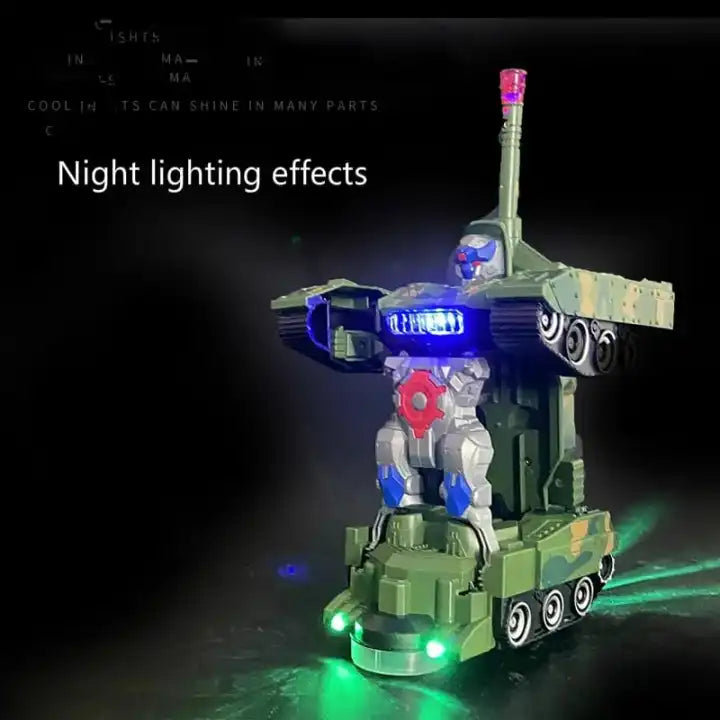 Deformation Combat Military Tank With Light & Sound