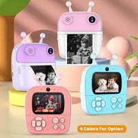 Kids Cute Design Instant Digital Thermal Printing Camera