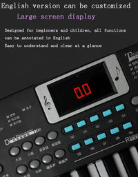61 Keys Electronic Keyboard Piano With Mic