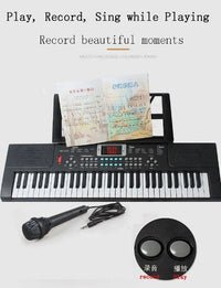 61 Keys Electronic Keyboard Piano With Mic