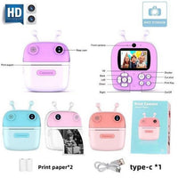 Kids Cute Design Instant Digital Thermal Printing Camera