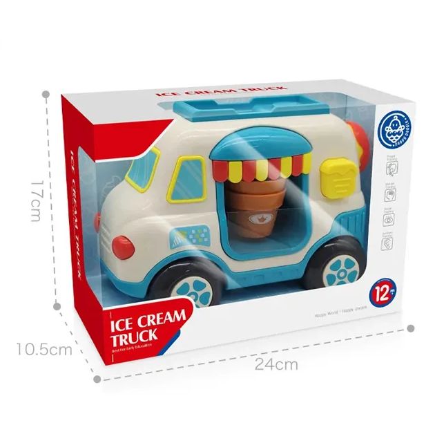 Huanger Inertial Baby Ice-cream Truck Toy